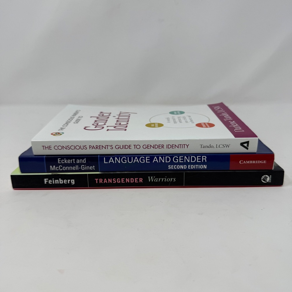 Gender Identity & History Book Bundle Transgender Warriors Language and Gender